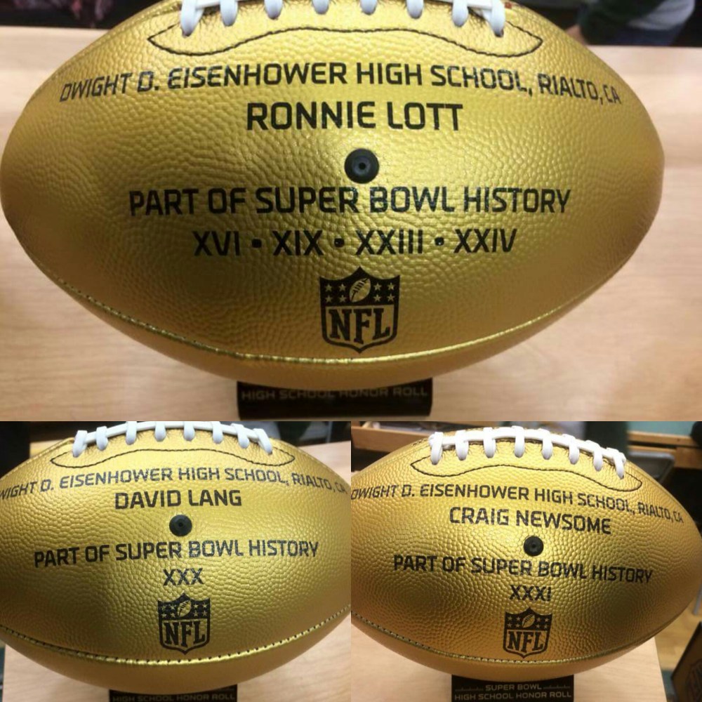 ike gold footballs